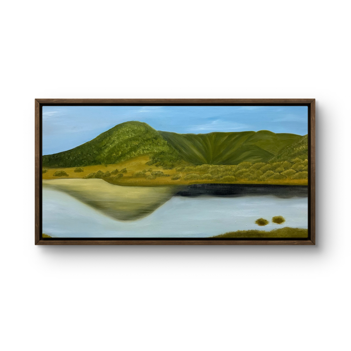 "Silent Waters, Ancient Hills" Original Painting